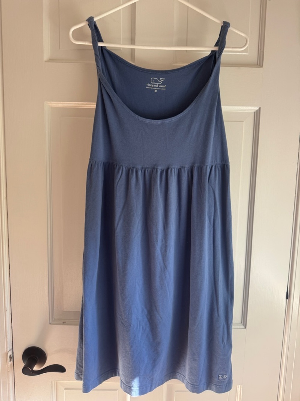 Vineyard Vines Blue Sleeveless Knit Dress Size Medium Coverup - Picture 1 of 5